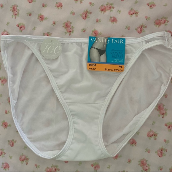 Vanity Fair Intimates Sleepwear Vanity Fair String Bikini Size